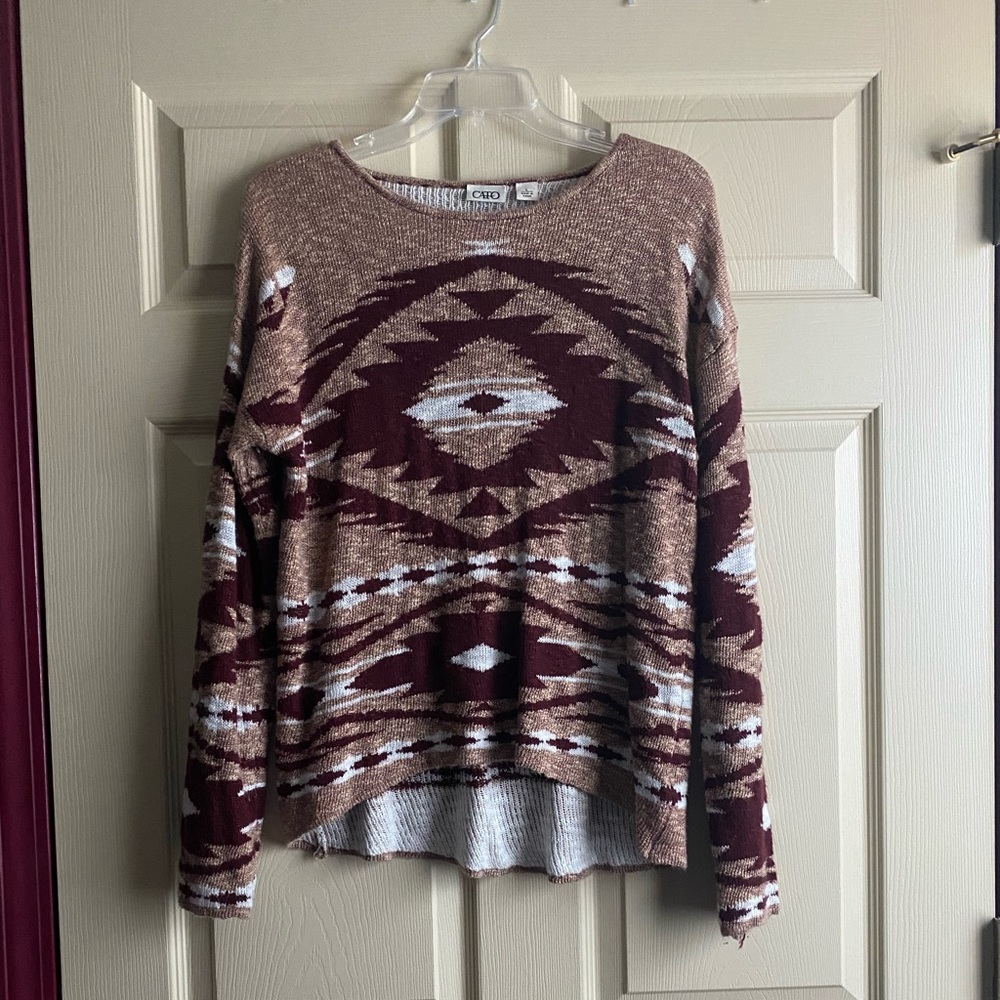 Women’s Aztec sweater